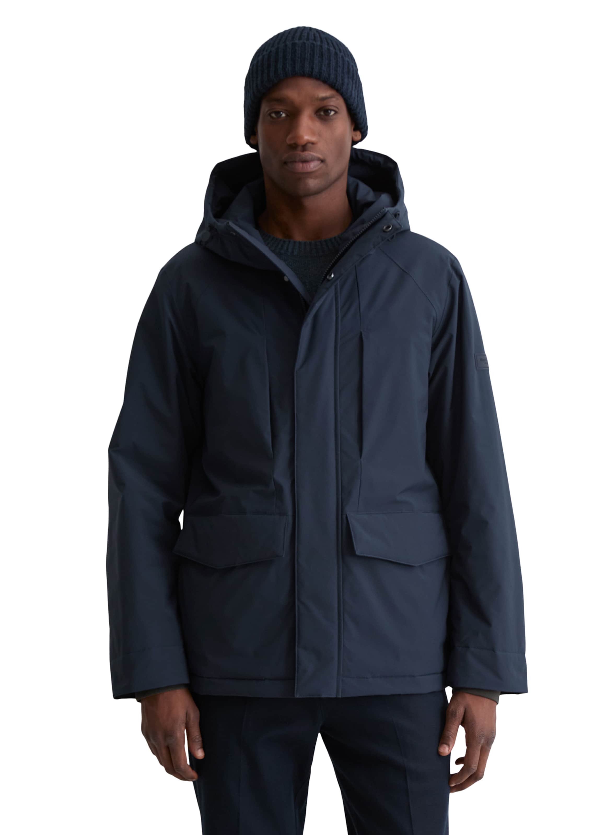Marc O'Polo Between-Season Jacket in Blue: front