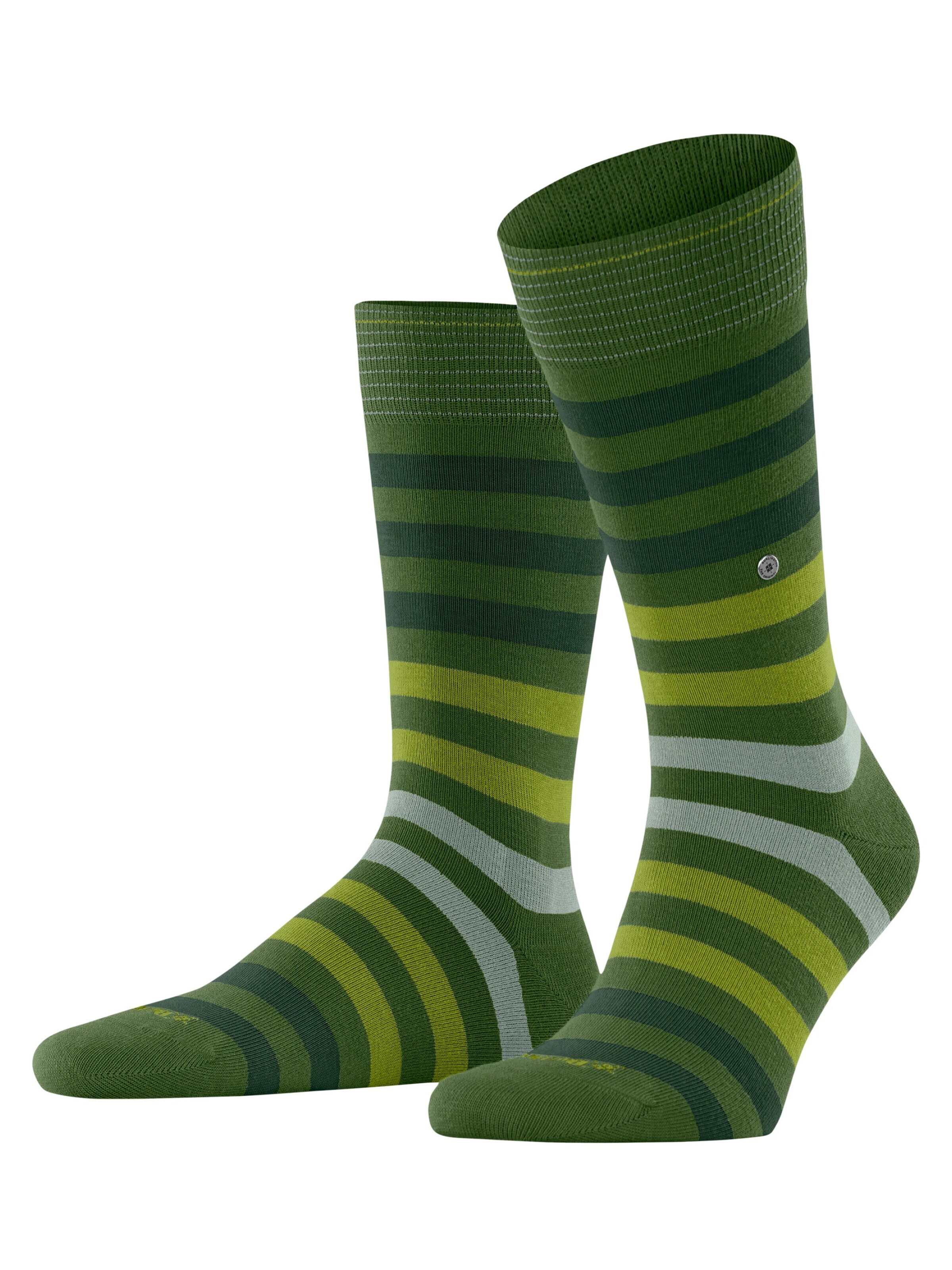 BURLINGTON Socks 'Blackpool' in Green: front