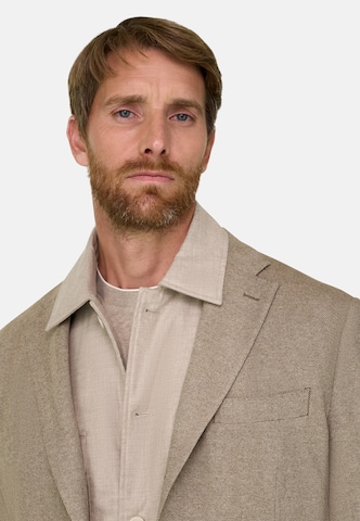 Coupe regular Veste de costume Boggi Milano en gris : devant