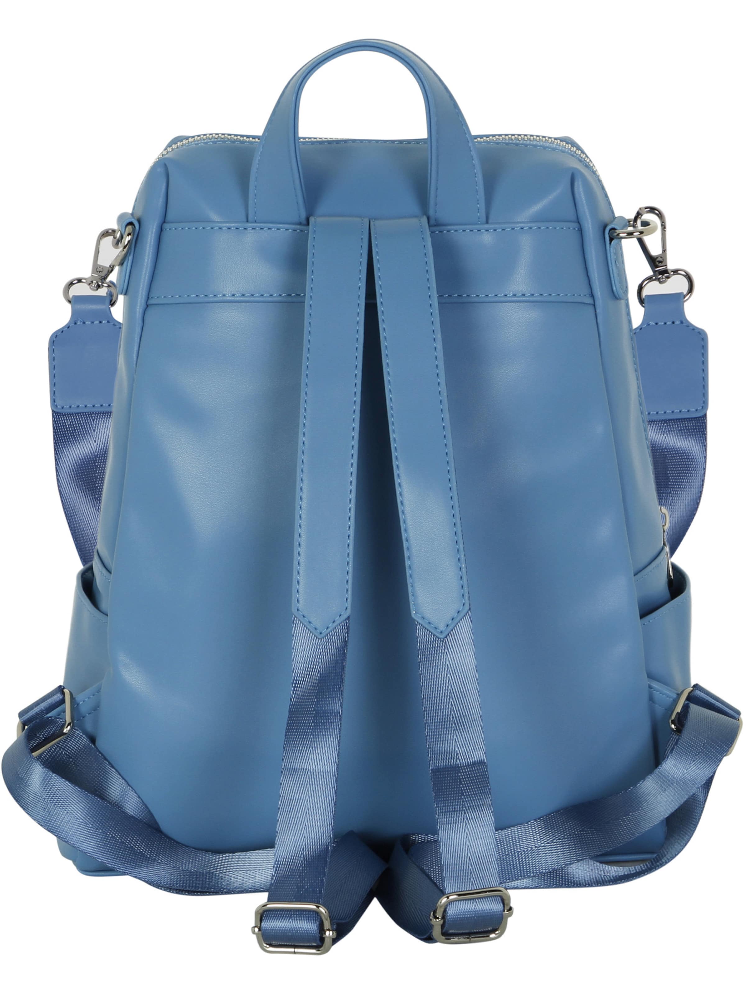 DISNEY Backpack 'Lilo and Stitch Tongue-Shield' in Blue