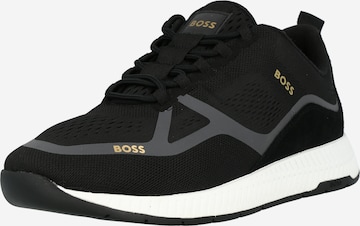 Sneaker low de la BOSS Black pe negru: față