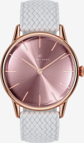 August Berg Analoog horloge 'Serenity' in Wit: voorkant