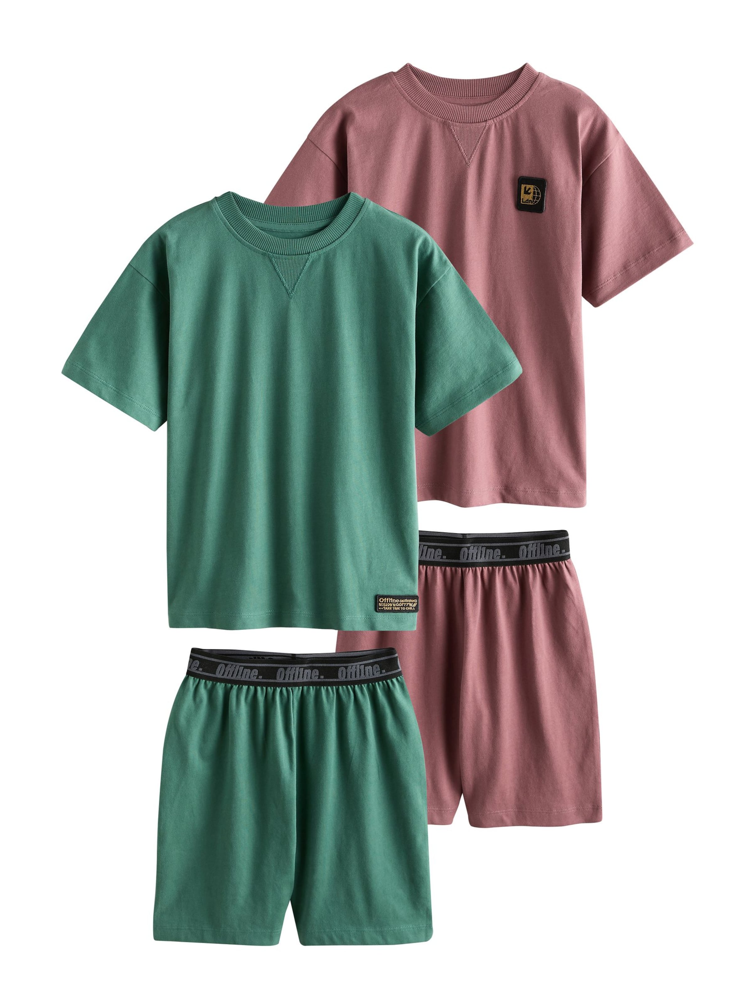 Next - Pijama em verde: frente