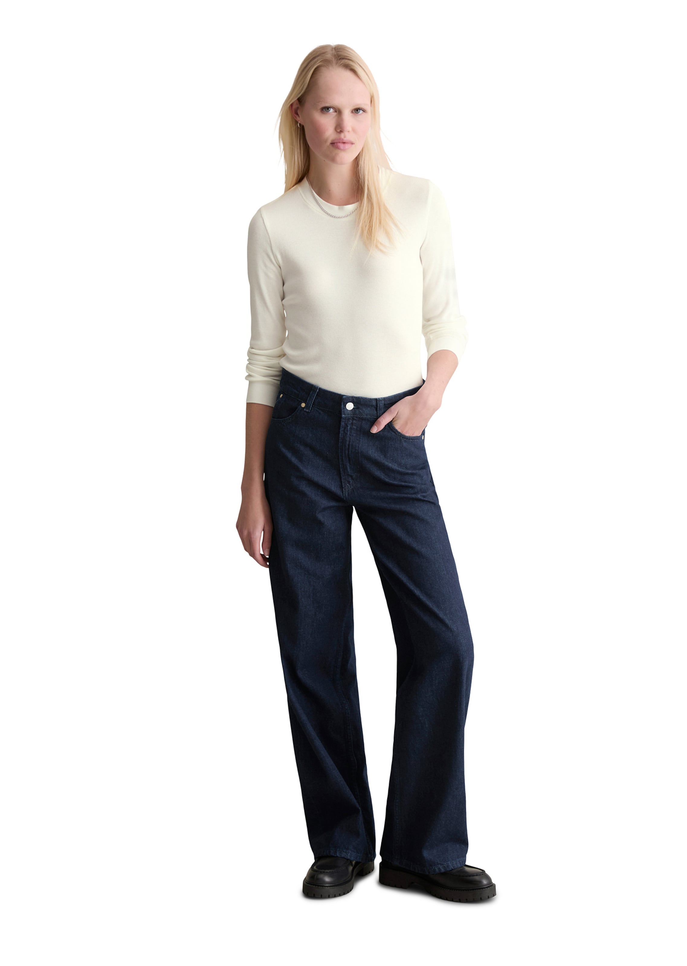 Marc O'Polo DENIM Wide leg Jeans 'Tomma' in Blue