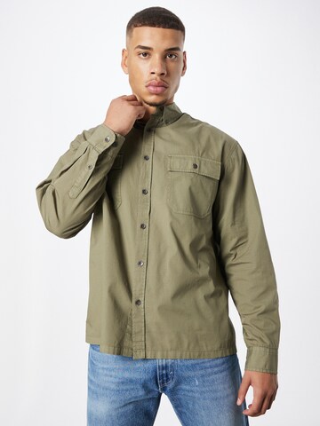 Redefined Rebel Regular fit Button Up Shirt 'Rene' in Green: front