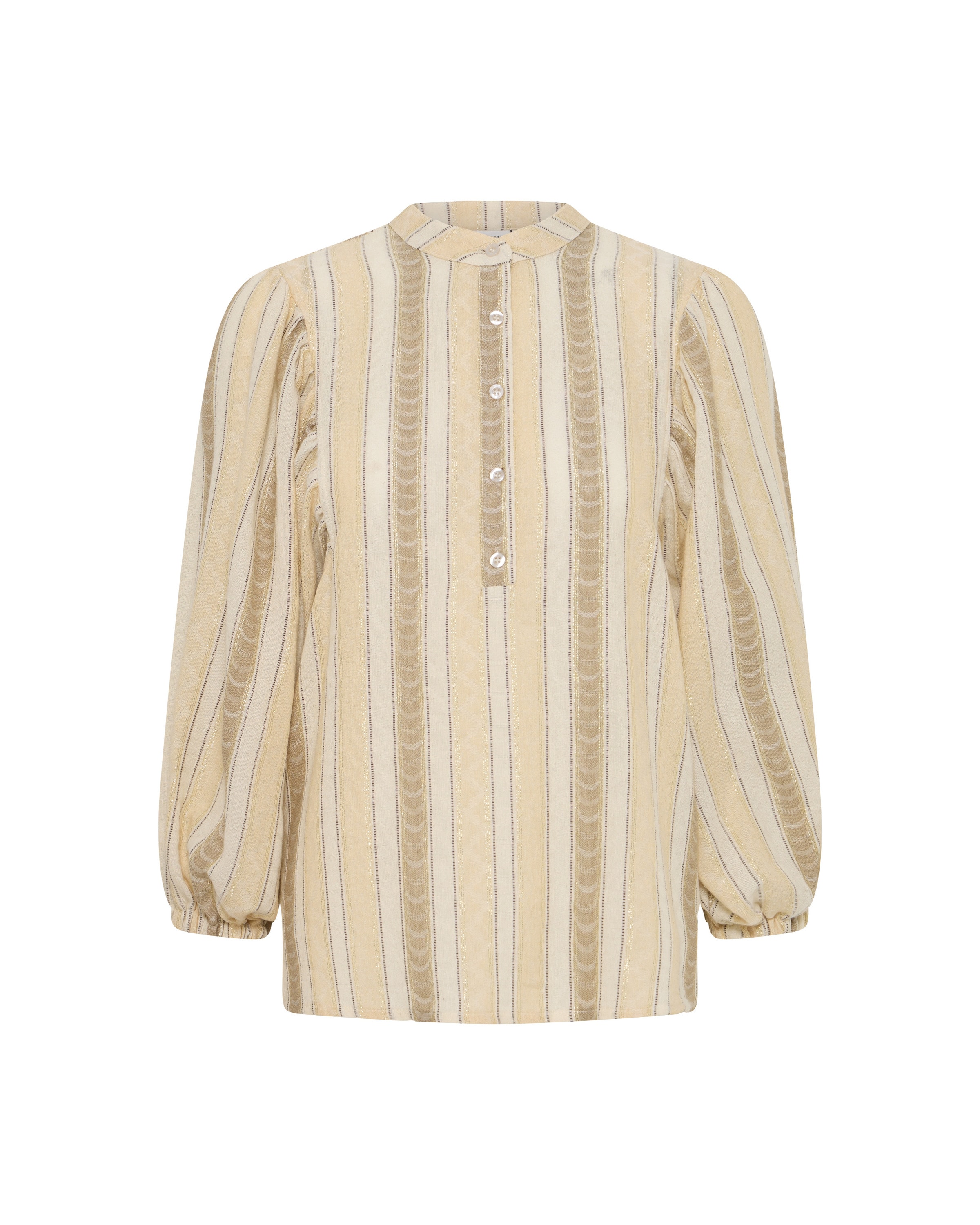 Chemisier 'PZBetty' Pulz en beige : devant