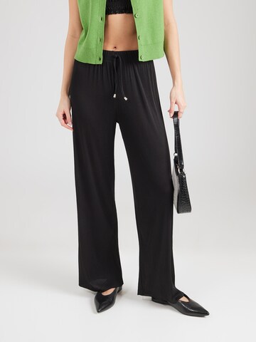 Hailys Loosefit Nadrág - fekete: elől