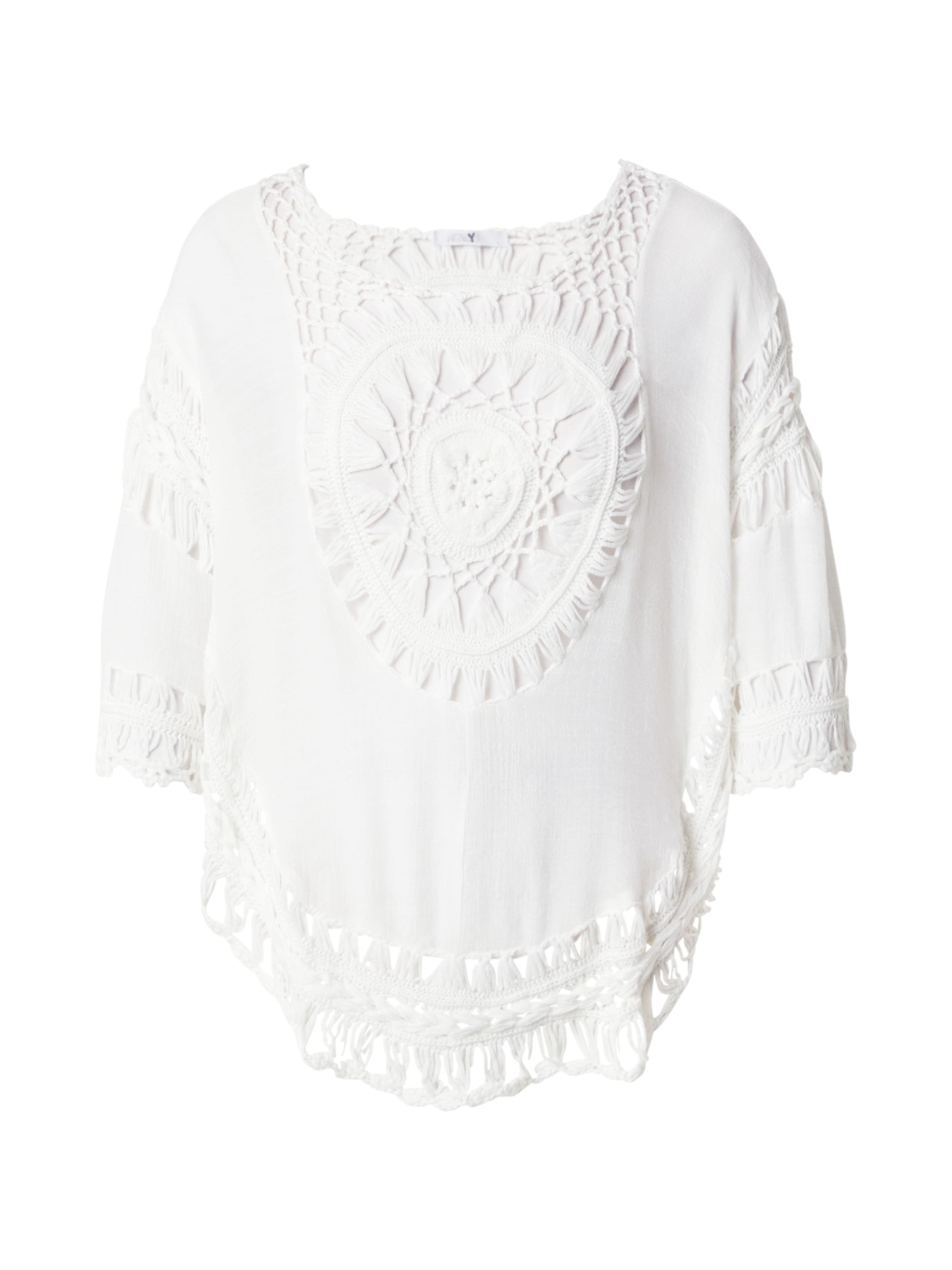 Hailys Μπλούζα 'An44ny' σε λευκό: μπροστά