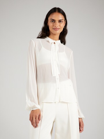 HUGO Blouse 'Emyana' in Wit: voorkant