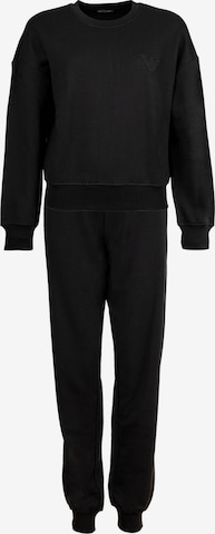 Emporio Armani - Chándal en negro: frente