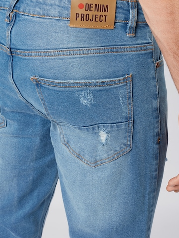 Denim Project גזרת סלים ג'ינס בכחול