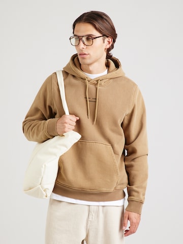 Samsøe Samsøe - Sudadera 'Marcus' en marrón: frente