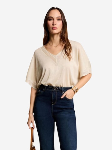 Camicia da donna '241-MCHRIS' di Morgan De Toi in beige: frontale
