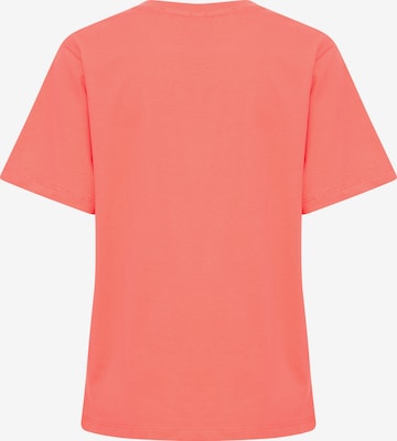 T-shirt 'PALMER' ICHI en orange