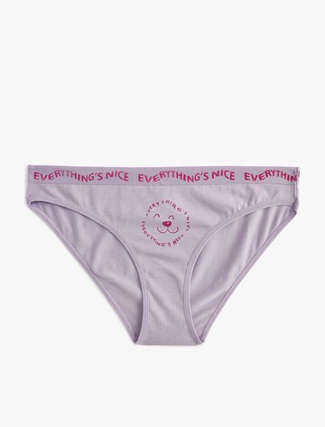Koton Panty in Purple: front