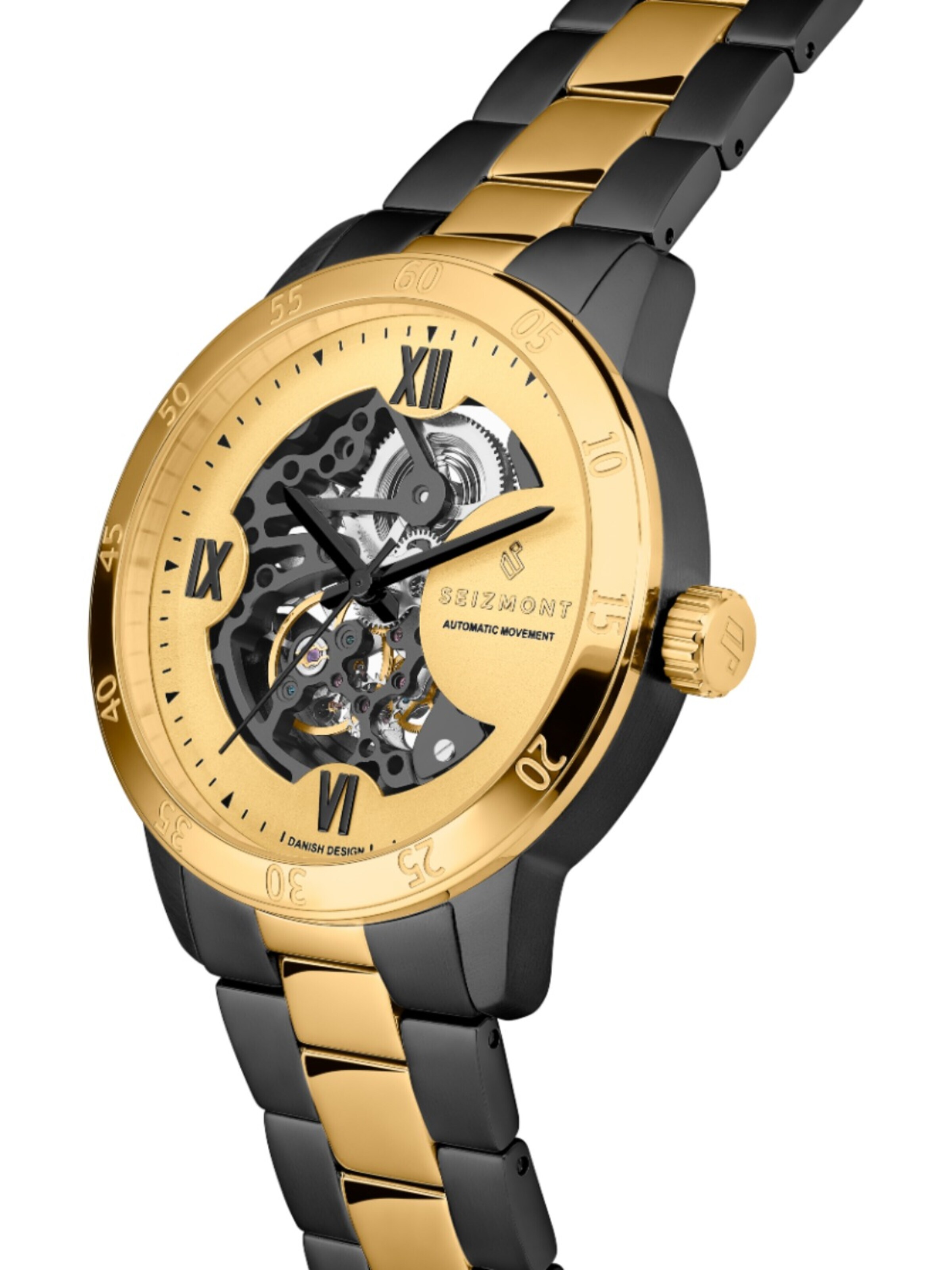 Seizmont Analog watch 'Dante II' in Gold