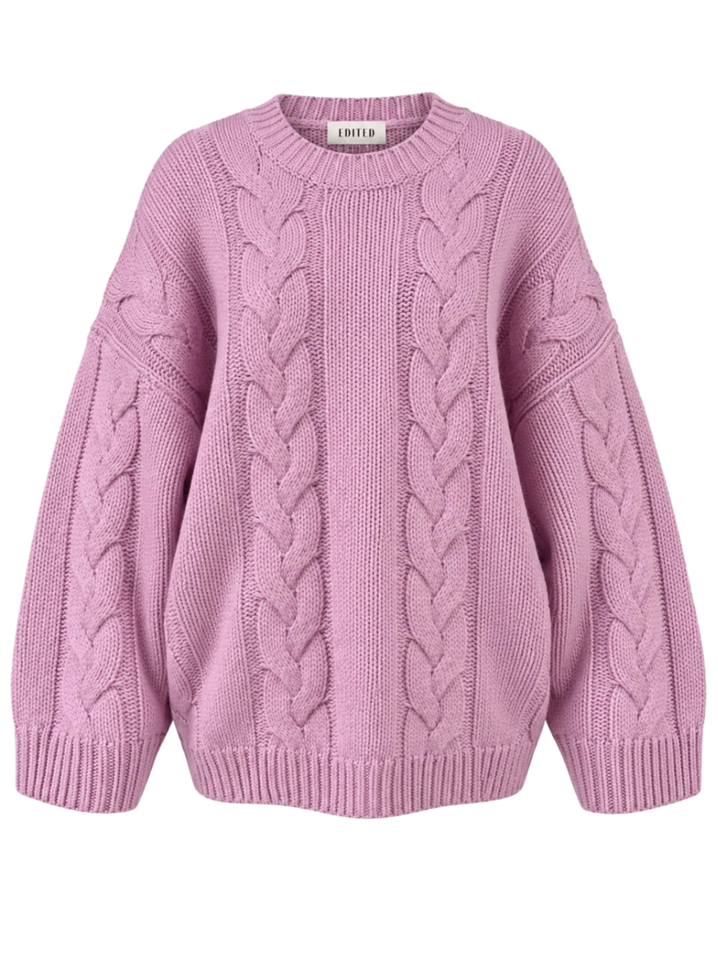 EDITED Sweater 'Camellia' in Purple: front