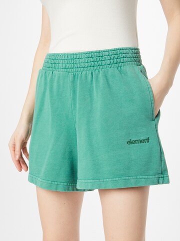 ELEMENT Широка кройка Панталон 'CORNELL 3.0' в зелено