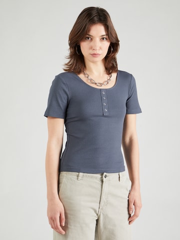 ONLY - Camisa 'SIMPLE' em azul: frente