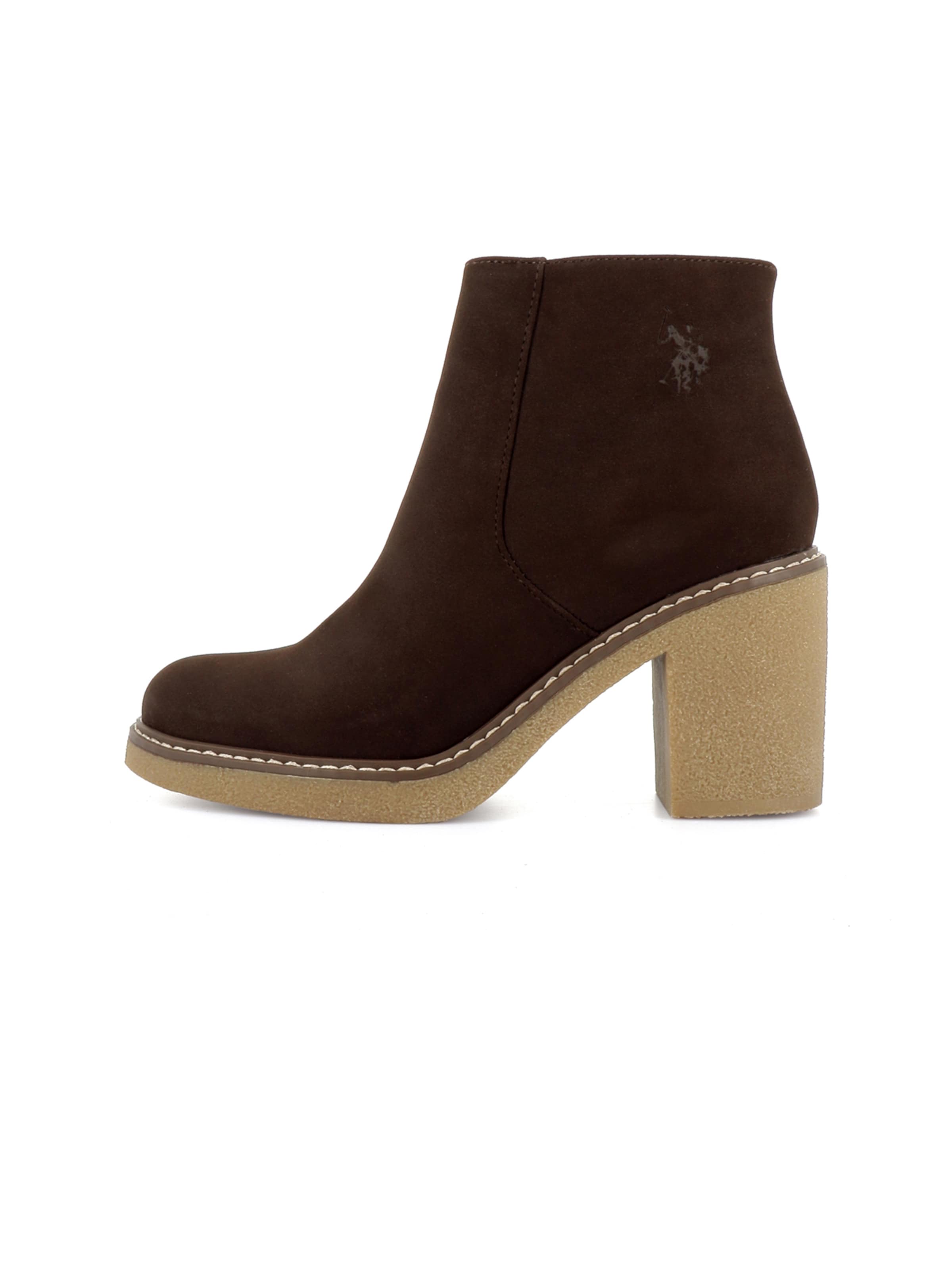 US POLO ASSN. Booties 'Mabel' in Brown: front