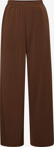 ICHI Loose fit Pants 'LIMA' in Brown: front
