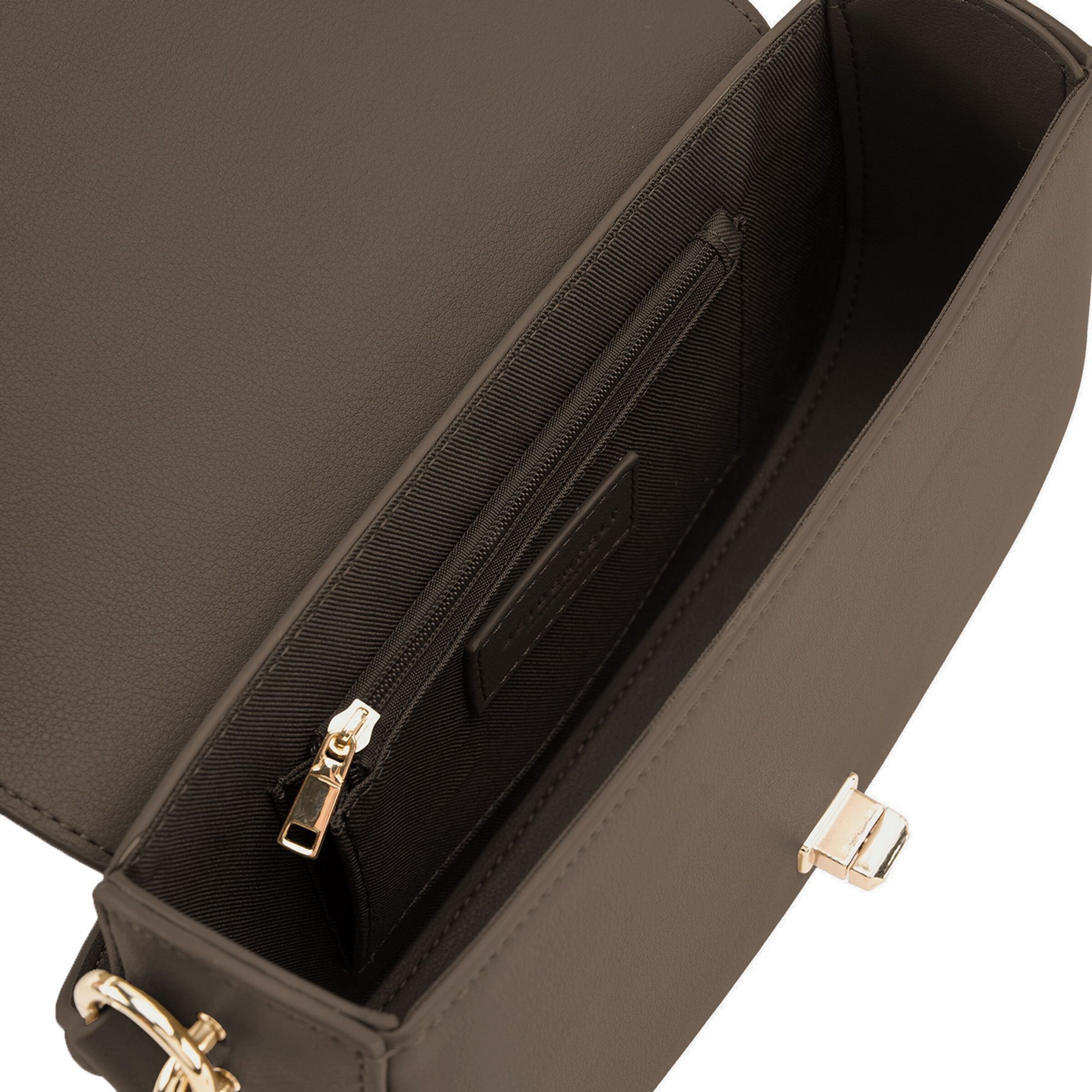 Seidenfelt Handtasche 'Eiby' in Braun