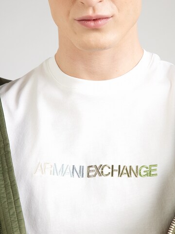 ARMANI EXCHANGE Tričko - Biela