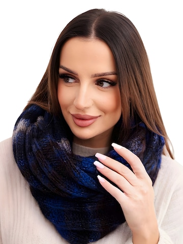 Lumera Kruhová šála – modrá: přední strana