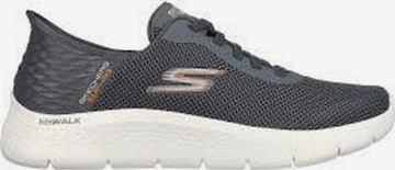 Pantoufle 'Slipper Herren 216324 GRY Textil in grau' SKECHERS en gris : devant