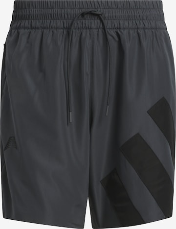 ADIDAS PERFORMANCE - Loosefit Pantalón deportivo 'Anthony Edwards Foundation' en gris: frente