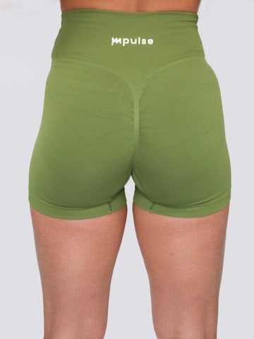 Impulse Fitwear Skinny Sports trousers 'Elevate' in Green