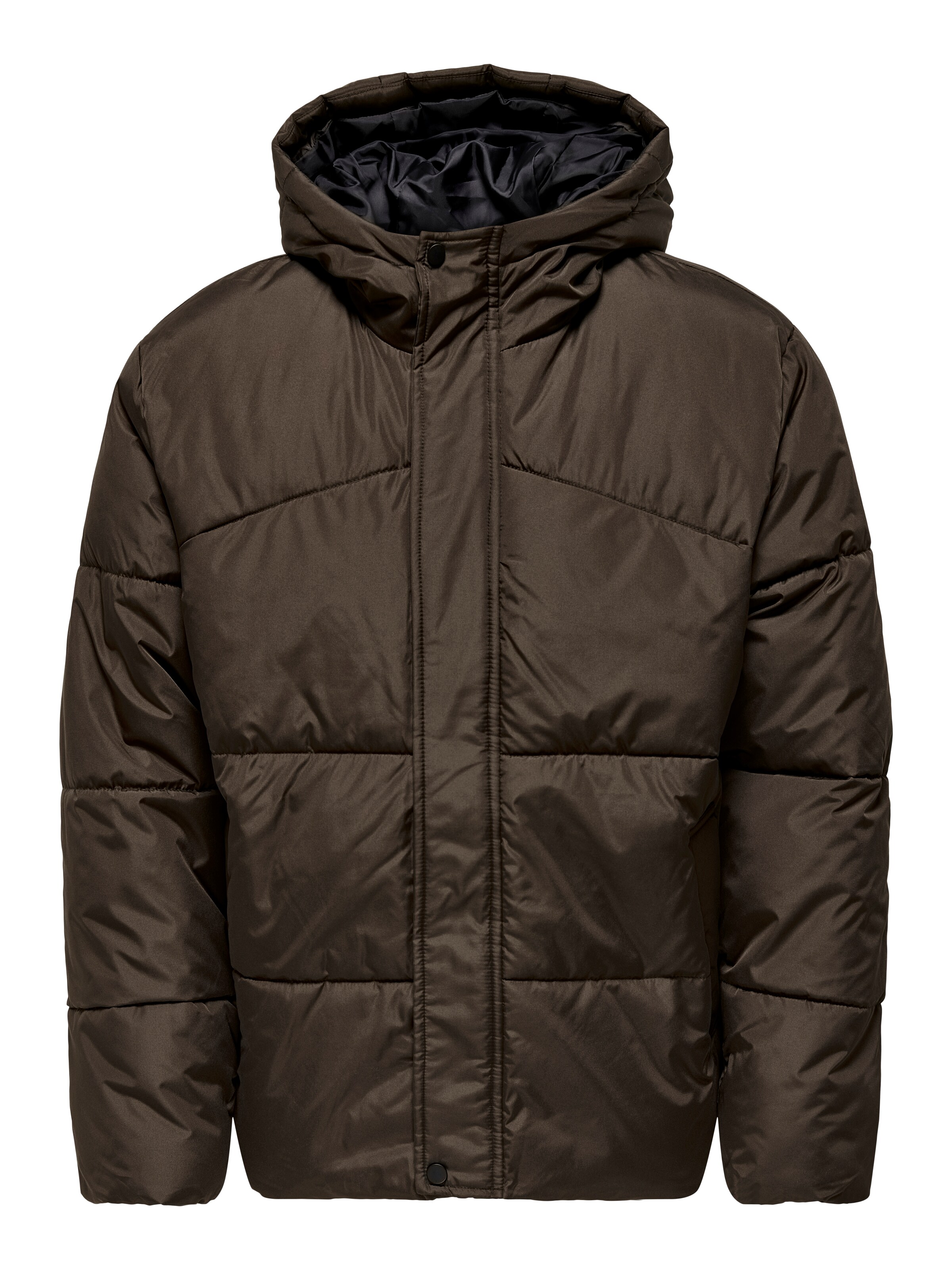 Veste mi-saison Only & Sons en marron : devant