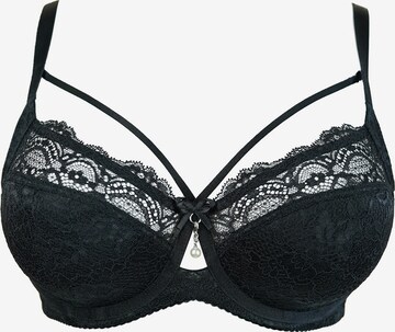 SugarShape Bra 'Eliana' in Black: front