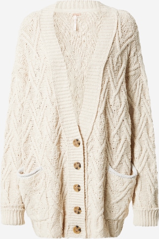 Free People Strickjacke 'MONTANA' in Beige: predná strana