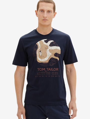 TOM TAILOR Skjorte i blå