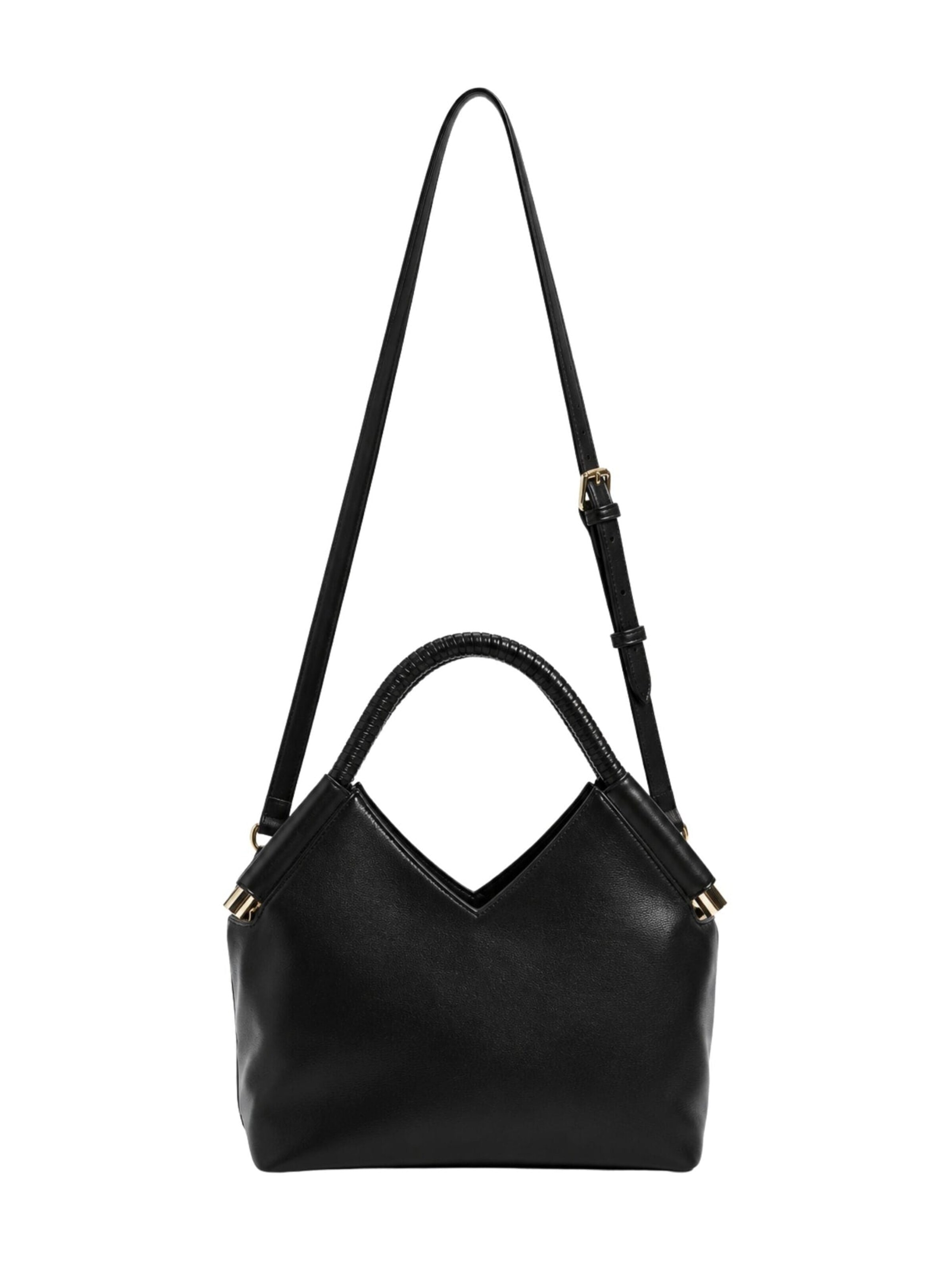 Borsa a tracolla 'Medium velvet shoulder bag' di Twinset in nero