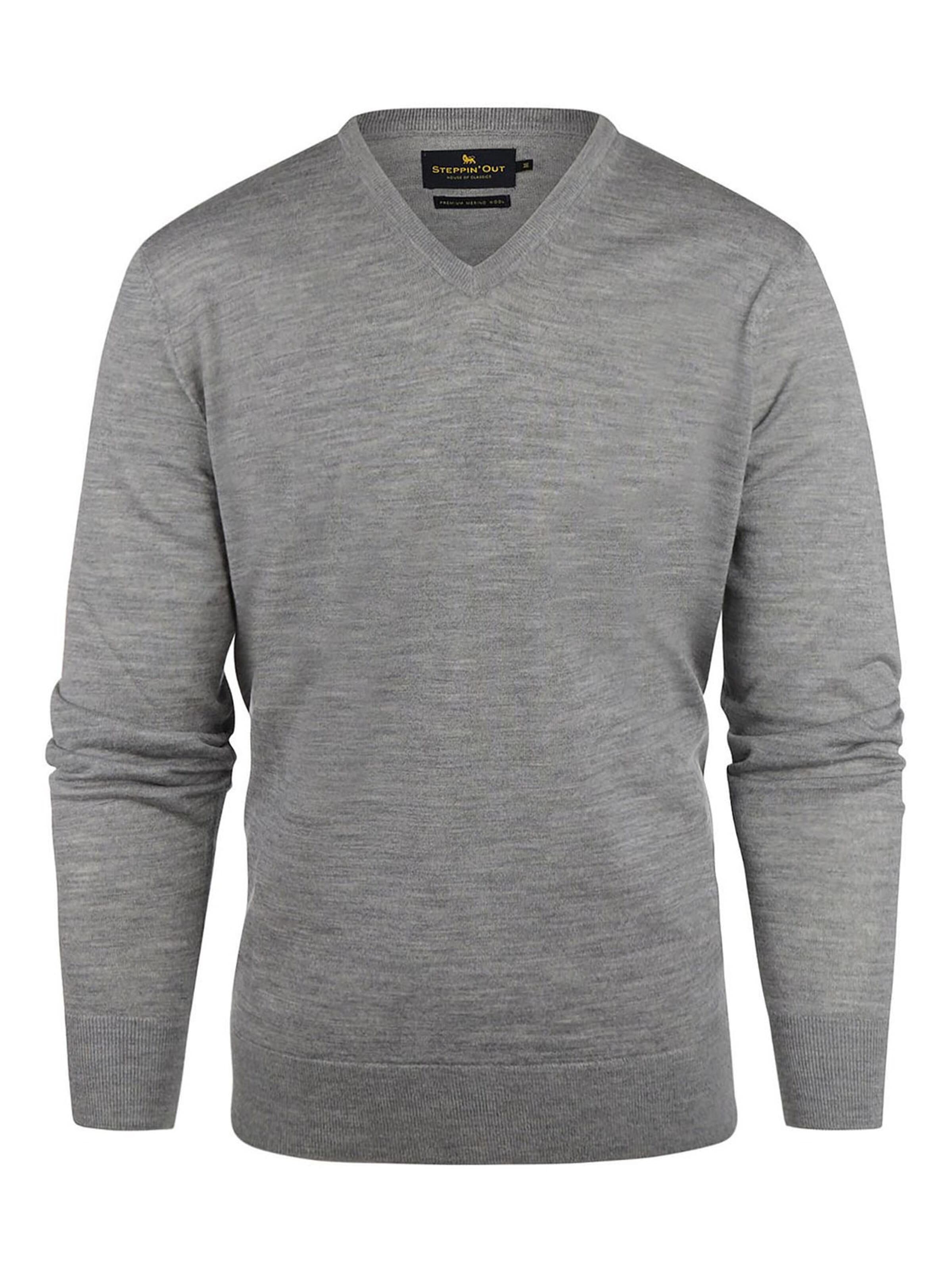 Steppin' out Shirt in Grijs: voorkant