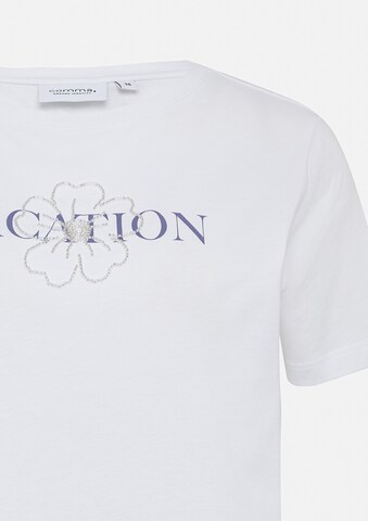comma casual identity - Camiseta en blanco