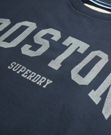Sweat-shirt 'Athletic Essentials' Superdry en bleu