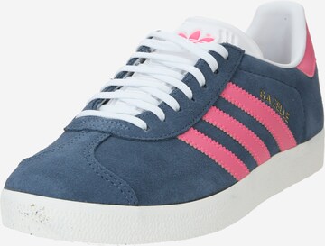 ADIDAS ORIGINALS Trampki niskie 'Gazelle' w kolorze niebieski: przód