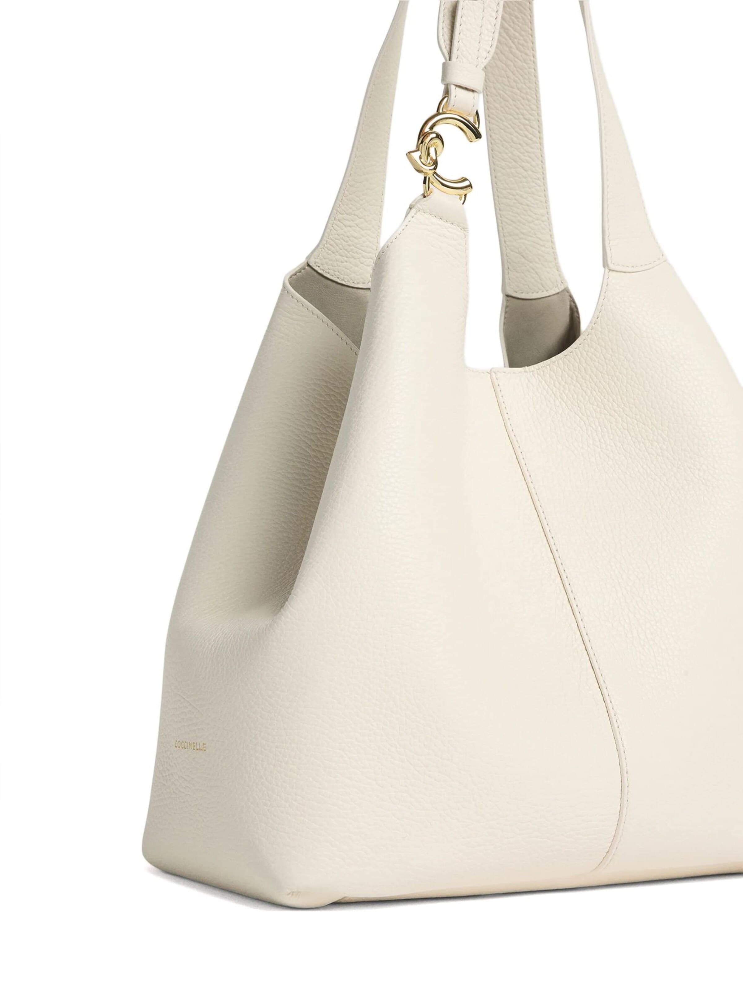 Sac bandoulière 'C-Easy E1 36x27x15 cm' Coccinelle en blanc