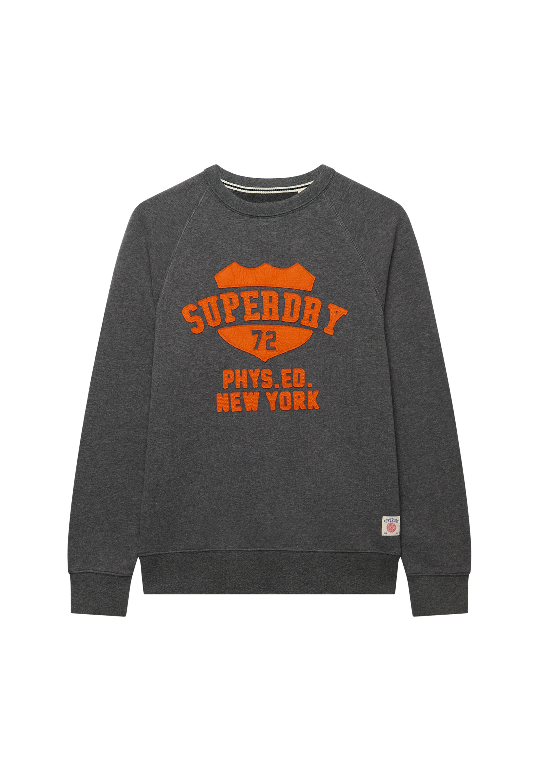 Sweat-shirt 'Athletic' Superdry & Co en gris : devant