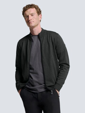 Vestes en maille No Excess en gris : devant