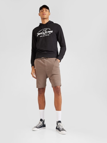 JACK & JONES - Regular Calças 'BRADLEY' em castanho