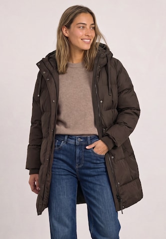 STREET ONE Winter Coat in Brown: front