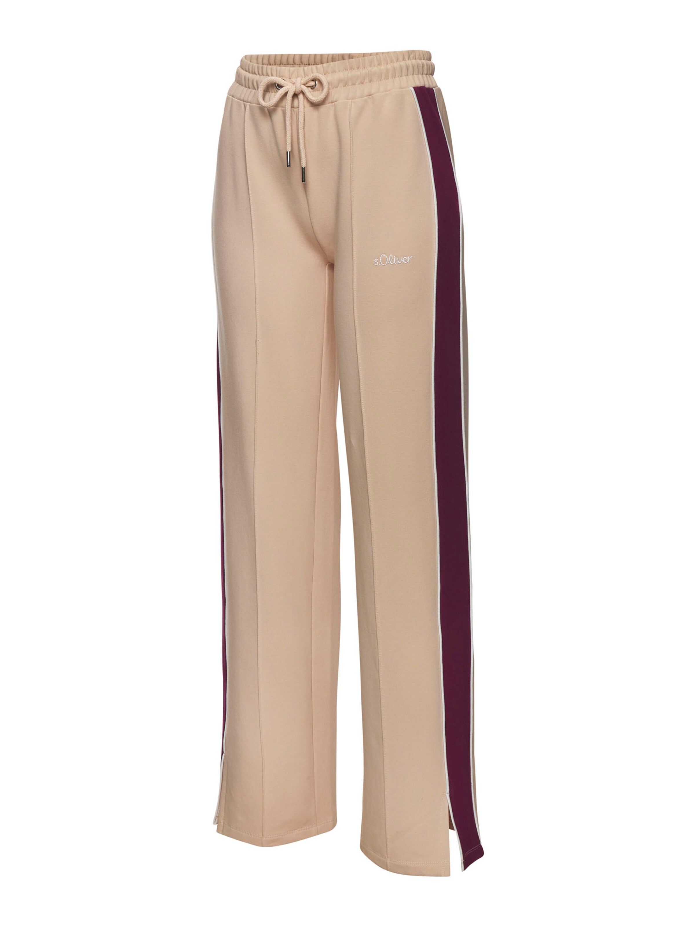 s.Oliver Flared Bukser i beige: forside