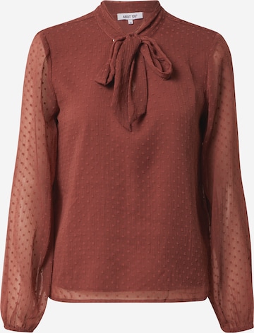 ABOUT YOU Blouse 'Jenna' in Brown: front