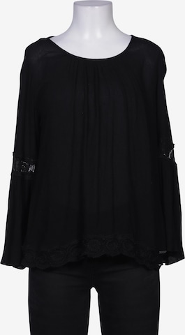 Superdry Bluse XXS in Schwarz: Vorderseite