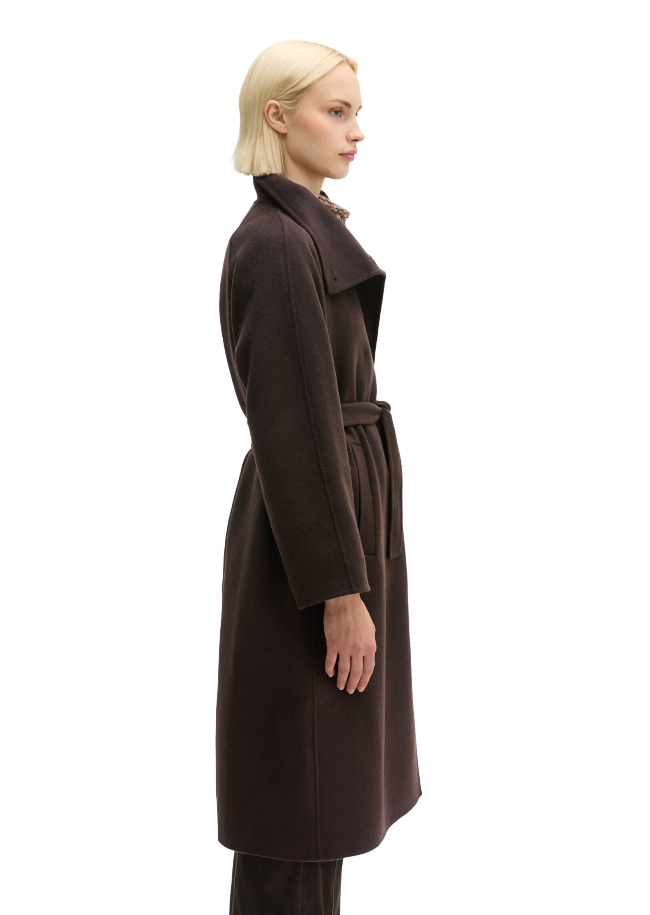 Marc O'Polo Between-seasons coat in Brown: side