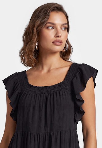 faina - Vestido de verão em preto